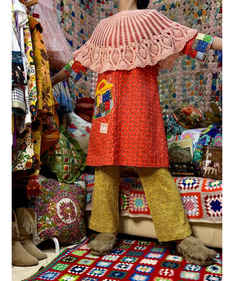 hand crocheted cape