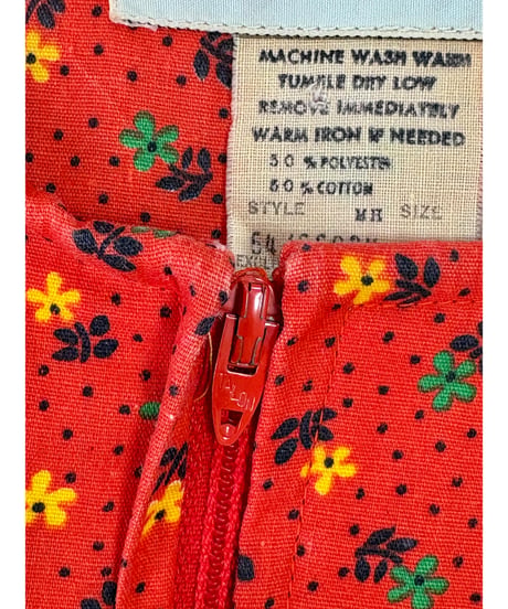 70s patchwork patch mini dress
