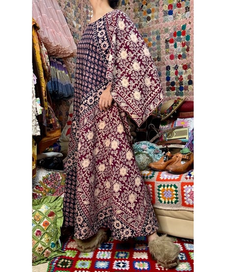 70s pakistan cotton dress