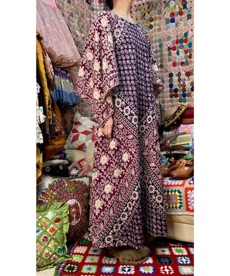 70s pakistan cotton dress