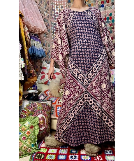 70s pakistan cotton dress