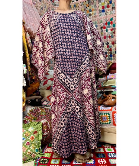 70s pakistan cotton dress