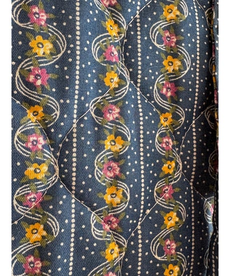 flower quilting jump suit