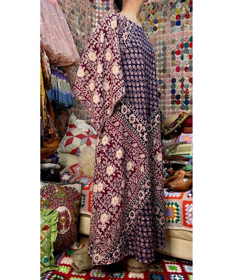 70s pakistan cotton dress