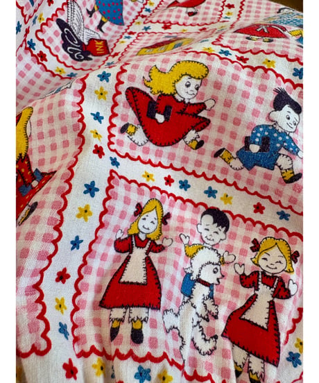 70s puff sleeve smock