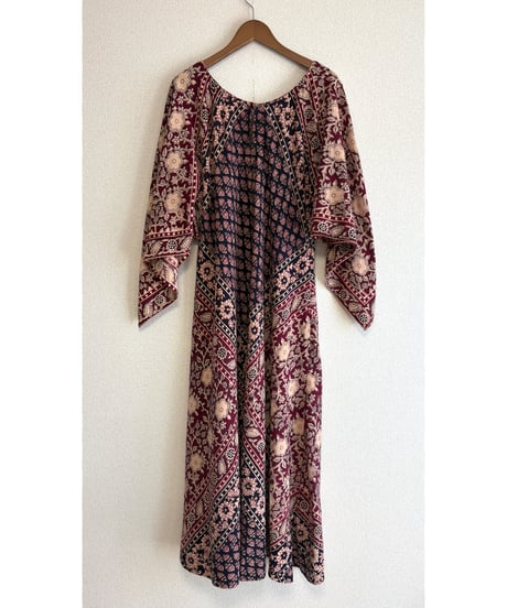 70s pakistan cotton dress