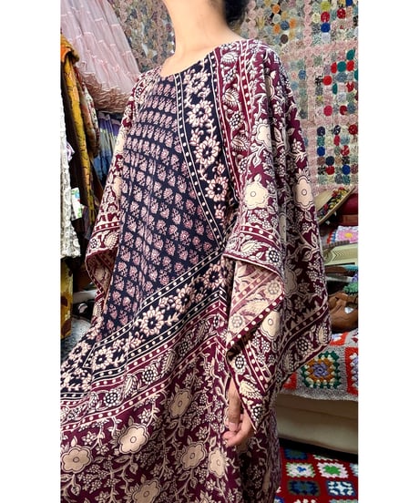 70s pakistan cotton dress