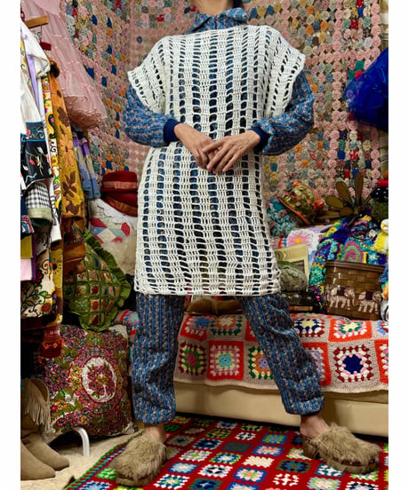 flower quilting jump suit