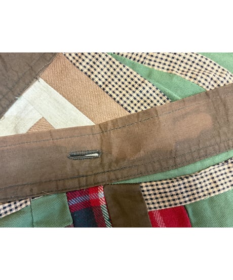 80-90s eddie bauer patchwork skirt