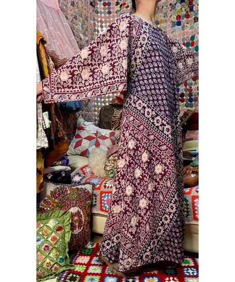 70s pakistan cotton dress