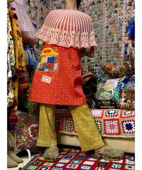 hand crocheted cape