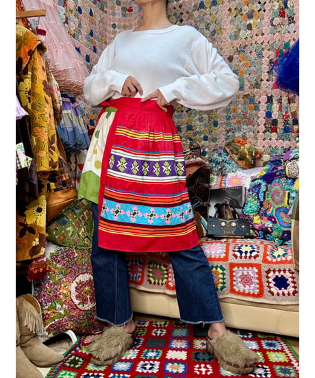 50-60s seminole patchwork apron