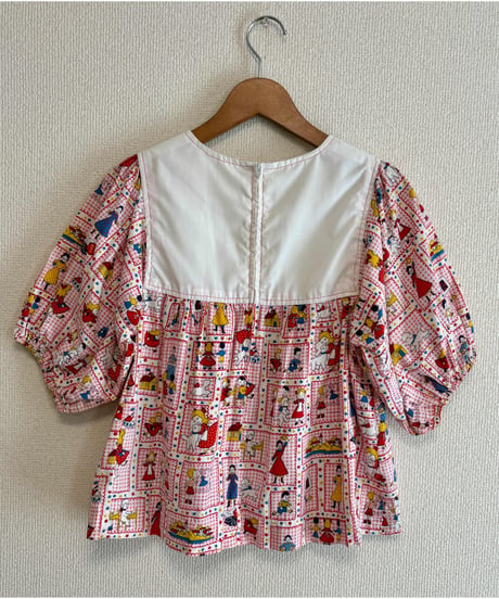 70s puff sleeve smock