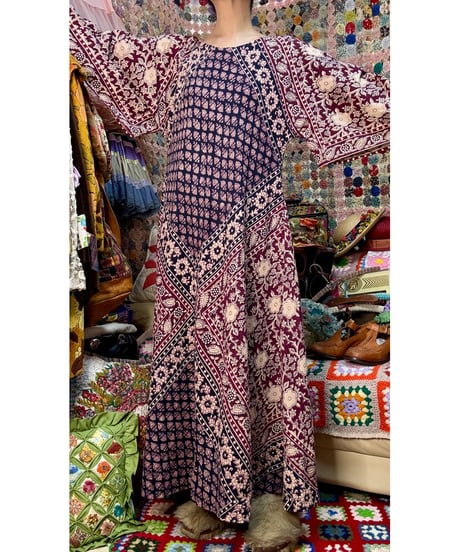 70s pakistan cotton dress