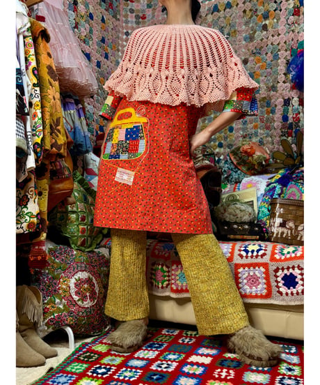 hand crocheted cape