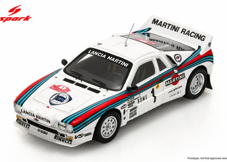 Spark 1/43 (S9108) Lancia 037 Rally #1 Winner Monte Carlo Rally 1983