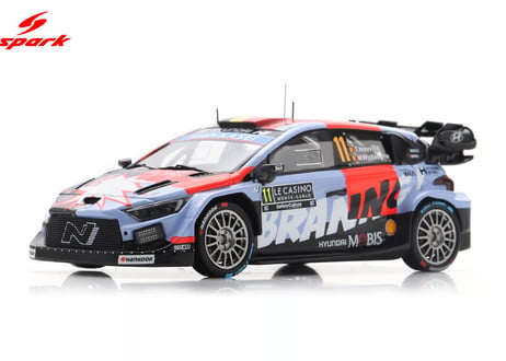 Spark 1/43 (S6917) Hyundai i20 N Rally1 #11 HYUNDAI SHELL MOBIS TEAM Monte Carlo Rally 2026
