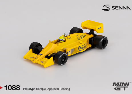 MINI GT 1/64 (MGT00422-L) Lotus 99T #12 Ayrton Senna 1987 Monaco Grand Prix Winner