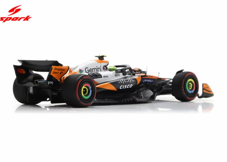 Spark 1/43 (S9665) McLaren MCL39 #4 McLaren Formula 1 Team 2nd US GP 2025 Lando Norris
