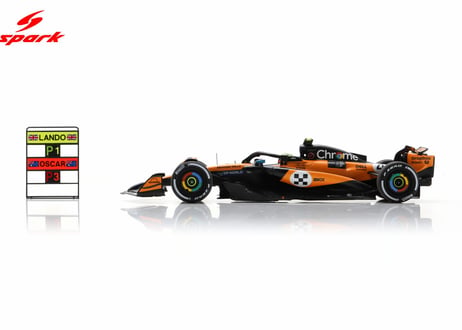 Spark 1/43 (S9622) McLaren MCL39 #4 McLaren Formula 1 Team Winner Monaco GP 2025 Lando Norris