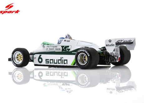 Spark 1/43 (S7498) Williams FW08 #6 Winner Swiss GP 1982 Keke Rosberg