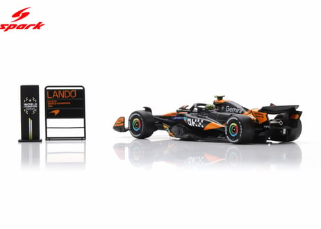 Spark 1/64 (64S078) McLaren MCL39 #4 3rd Abu Dhabi GP Lando Norris F1 Drivers' World Champion '25