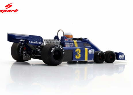 Spark 1/43 (S7306) Tyrrell P34 #3 Winner Sweden GP 1976 Jody Scheckter
