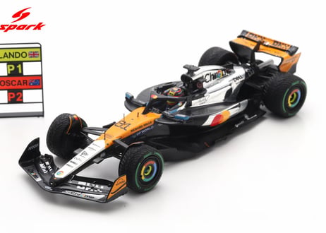 Spark 1/43 (S9597) McLaren MCL39 #81 McLaren Formula 1 Team 2nd British GP 2025 Oscar Piastri
