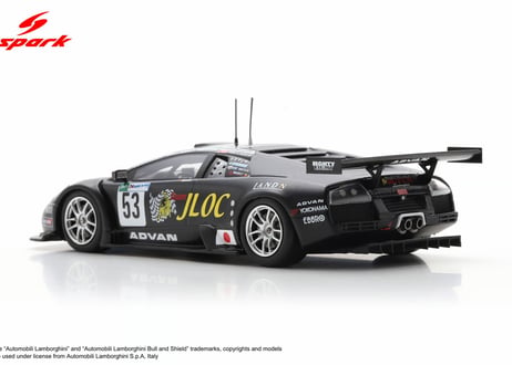 Spark 1/43 (S9601) Lamborghini Murcielago R-GT LM #53 JLOC ISAO NORITAKE 24H Le Mans 2007