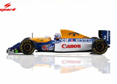 Spark 1/43 (S7476) Williams FW15C #2 Winner French GP 1993 Alain Prost