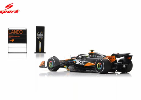 Spark 1/43 (S9678) McLaren MCL39 #4 3rd Abu Dhabi GP 2025 World Champion