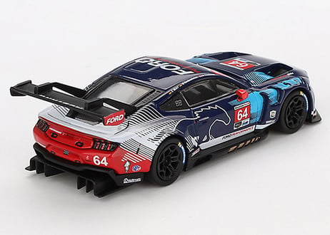 MINI GT 1/64 (MGT00898-L) Ford Mustang GT3 #64 Ford Multimatic Motorsports 2024 IMSA Daytona 24h