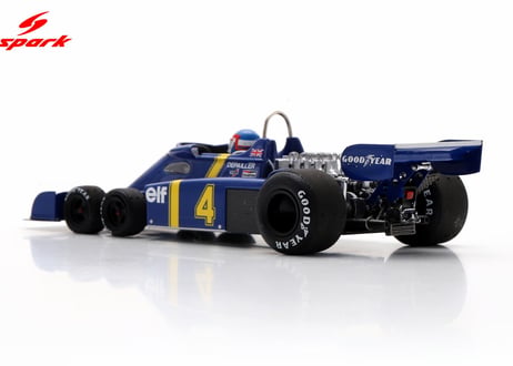 Spark 1/43 (S7307) Tyrrell P34 #4 2nd Sweden GP 1976 Patrick Depailler