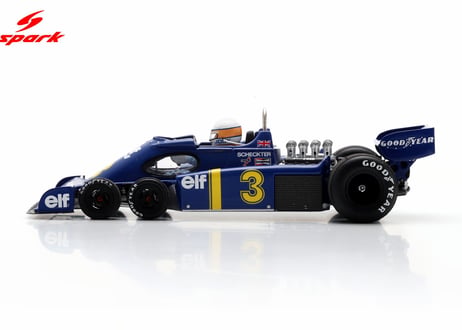 Spark 1/43 (S7308) Tyrrell P34 #3 2nd British GP 1976 Jody Scheckter