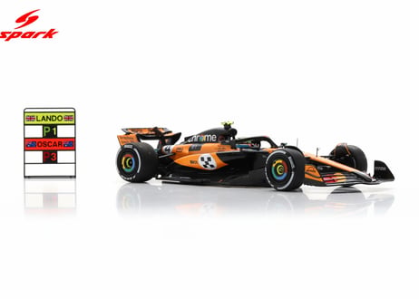 Spark 1/43 (S9622) McLaren MCL39 #4 McLaren Formula 1 Team Winner Monaco GP 2025 Lando Norris