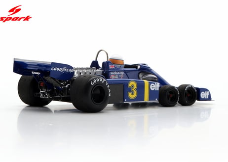 Spark 1/43 (S7308) Tyrrell P34 #3 2nd British GP 1976 Jody Scheckter