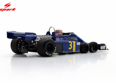 Spark 1/43 (S7309) Tyrrell P34 #3 5th Dutch GP 1976 Jody Scheckter