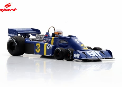 Spark 1/43 (S7306) Tyrrell P34 #3 Winner Sweden GP 1976 Jody Scheckter