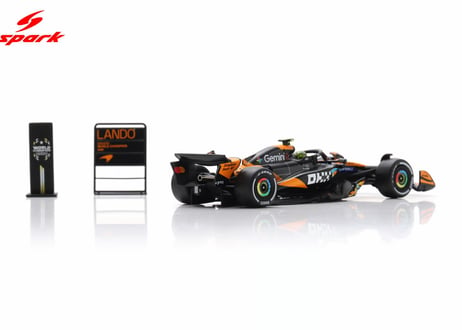 Spark 1/64 (64S078) McLaren MCL39 #4 3rd Abu Dhabi GP Lando Norris F1 Drivers' World Champion '25