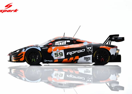 Spark 1/43 (SB852)  McLaren 720S GT3 EVO #59 Garage 59 6th 24H Spa 2025