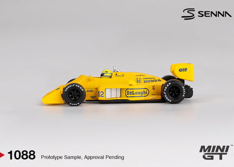 MINI GT 1/64 (MGT00422-L) Lotus 99T #12 Ayrton Senna 1987 Monaco Grand Prix Winner
