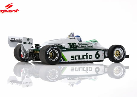 Spark 1/43 (S7498) Williams FW08 #6 Winner Swiss GP 1982 Keke Rosberg