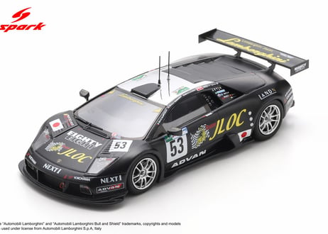 Spark 1/43 (S9601) Lamborghini Murcielago R-GT LM #53 JLOC ISAO NORITAKE 24H Le Mans 2007