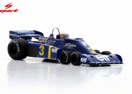 Spark 1/43 (S7308) Tyrrell P34 #3 2nd British GP 1976 Jody Scheckter