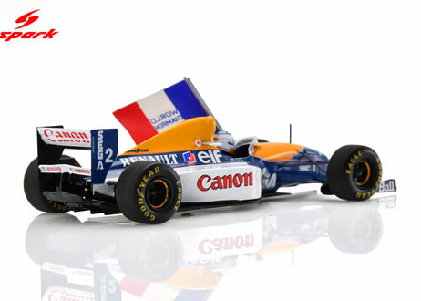 Spark 1/43 (S7477) Williams FW15C #2 2nd Portugal GP 1993 Alain Prost