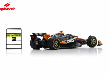 Spark 1/43 (S9675) McLaren MCL39 #4 Winner Brazilian GP 2025 Lando Norris ( with number board )