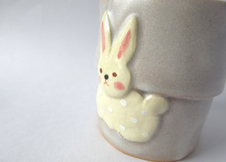 近藤佳寿子 巻きカップ＊うさぎ