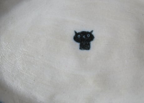 みなかわねこ　ねこのだえん絵皿