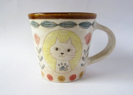 Ki:Ki工房 山下マキコ　ねこのマグカップ③