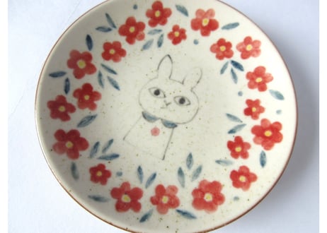 Ki:Ki工房 山下マキコ　うさぎの小皿